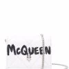 Alexander McQueen logo-print quilted shoulder bag