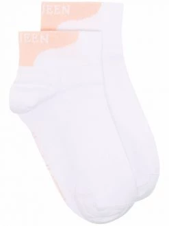 Alexander McQueen logo-knit socks