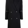 Alexander McQueen Spiral zip double breasted coat