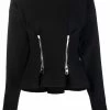 Alexander McQueen zip detail peplum top