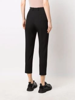 Alexander McQueen cropped zip-detail trousers