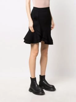 Alexander McQueen ruffled asymmetric skirt