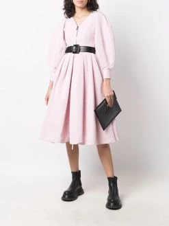Alexander McQueen zip up flared dress