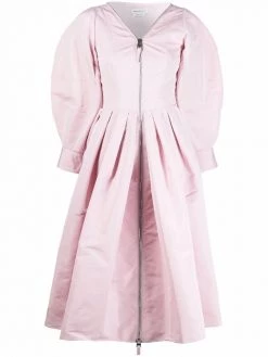 Alexander McQueen zip up flared dress