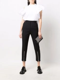 Alexander McQueen ruffled asymmetric blouse