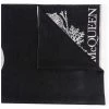 Alexander McQueen logo-jacquard wool scarf