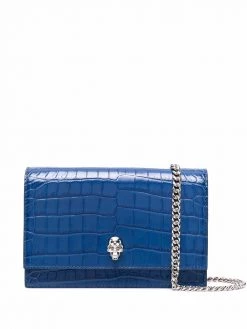 Alexander McQueen Small Skull leather crossbody bag