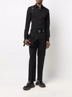 Alexander McQueen long-sleeve harness-detail shirt