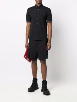 Alexander McQueen logo-trimmed shirt