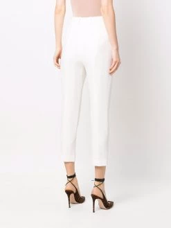 Alexander McQueen zip-detail cropped trousers