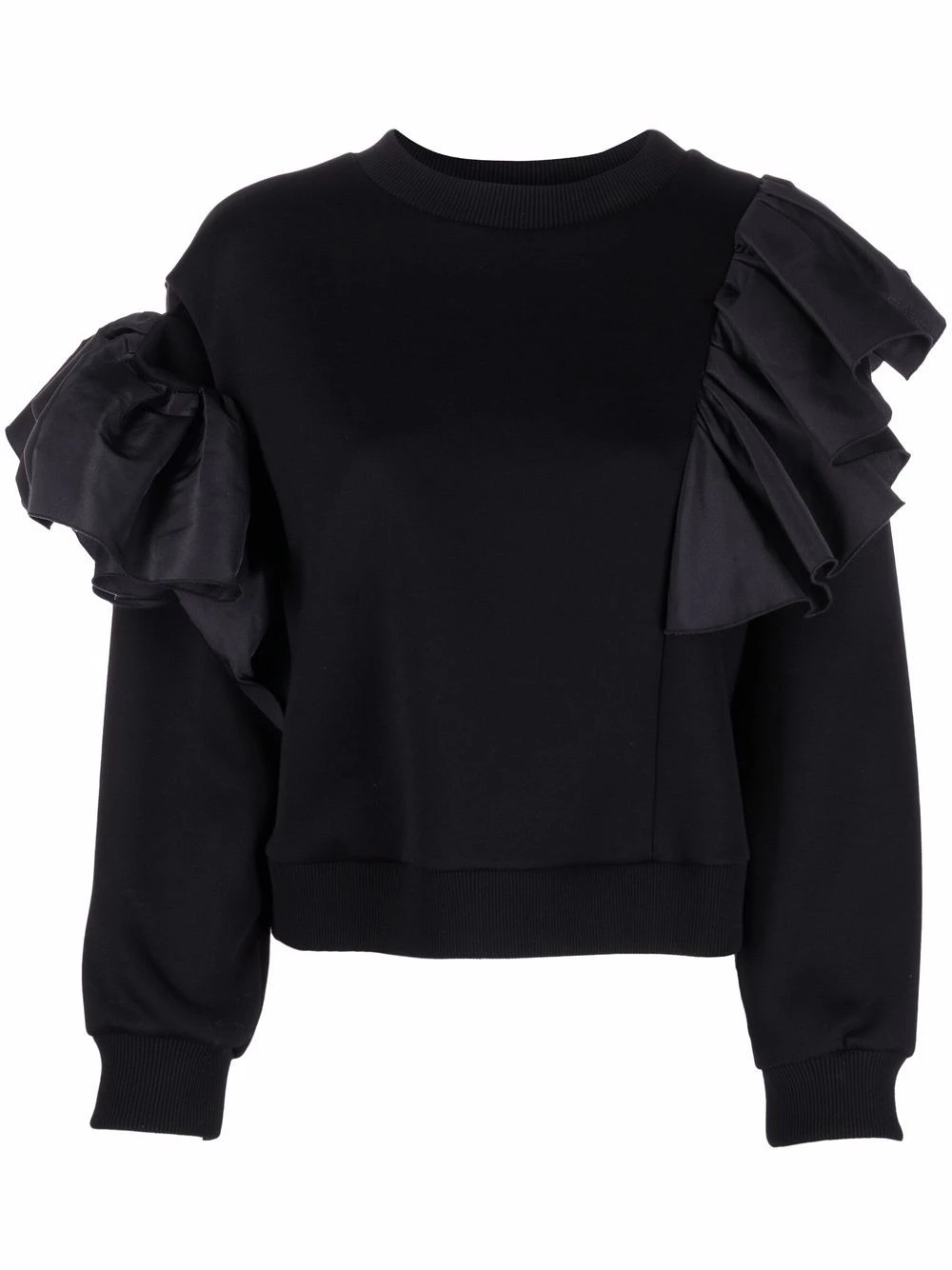 Cheapest ✨ Alexander McQueen Ruffle detail long sleeved sweater 😉 1 Alexander McQueen ruffle-detail long-sleeved sweater