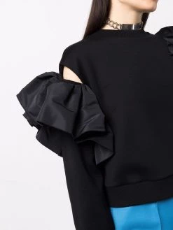 Cheapest ✨ Alexander McQueen Ruffle detail long sleeved sweater 😉 9 Alexander McQueen ruffle-detail long-sleeved sweater