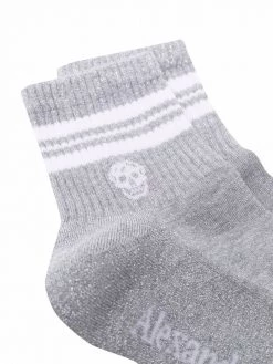 Alexander McQueen logo-printed socks