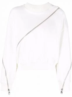 Alexander McQueen zip-detail sweatshirt