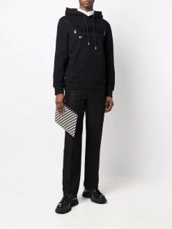 Alexander McQueen logo-printed hoodie