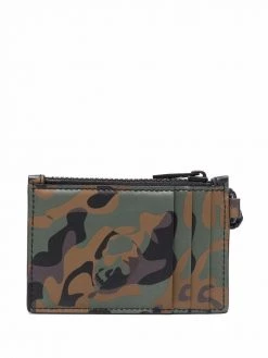 Alexander McQueen camouflage-print lanyard cardholder
