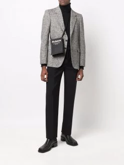 Alexander McQueen mini graffiti-print messenger bag