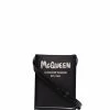 Alexander McQueen mini graffiti-print messenger bag