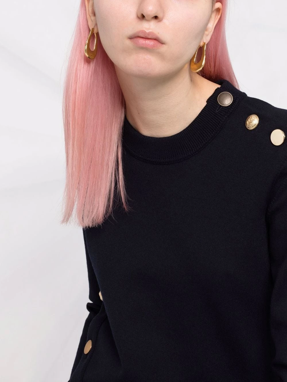 Budget โญ Alexander McQueen Asymmetric knitted top ๐ 3 Alexander McQueen asymmetric knitted top