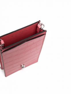 Alexander McQueen skull-stud leather phone bag