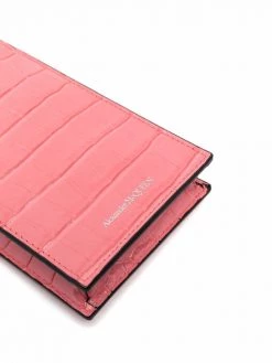 Alexander McQueen skull-stud leather phone bag