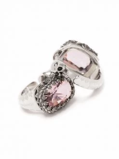 Alexander McQueen jewelled enamel earrings