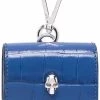 Alexander McQueen crocodile-effect leather AirPods case