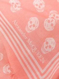 Alexander McQueen skull-print biker scarf